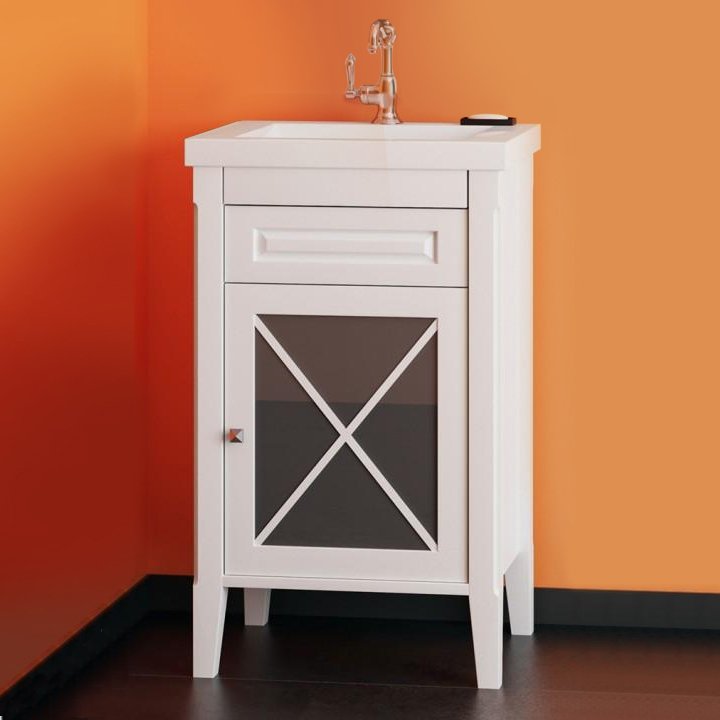 Мебель для ванной Opadiris Палермо 50 R белая матовая - 1