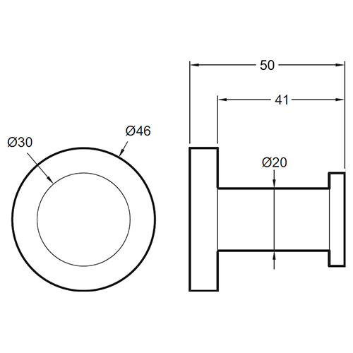 Крючок Jacob Delafon Eo E77826-CP - 1
