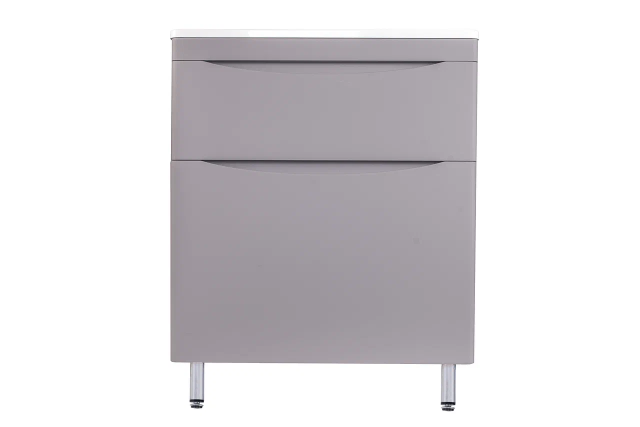 Тумба под раковину Style Line Бергамо мини 70 Люкс Plus, серый  СС-00002312 - 0