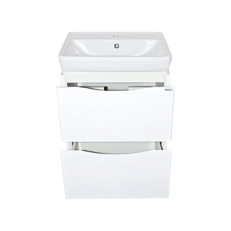 Тумба с раковиной Misty Венера 55 белая глянцевая УТ000008717 - 1