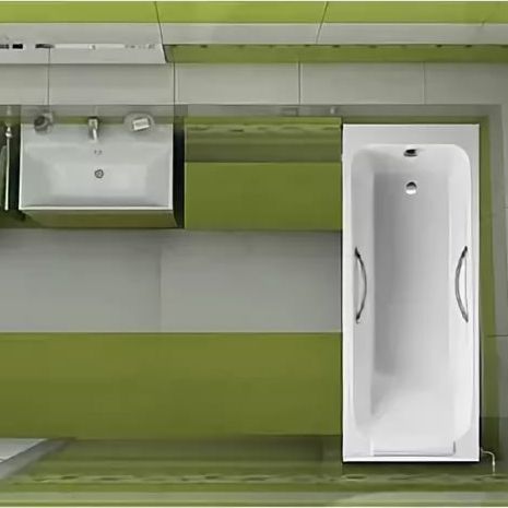 Чугунная ванна Jacob Delafon Parallel E2947-S-00 170x70 - 1