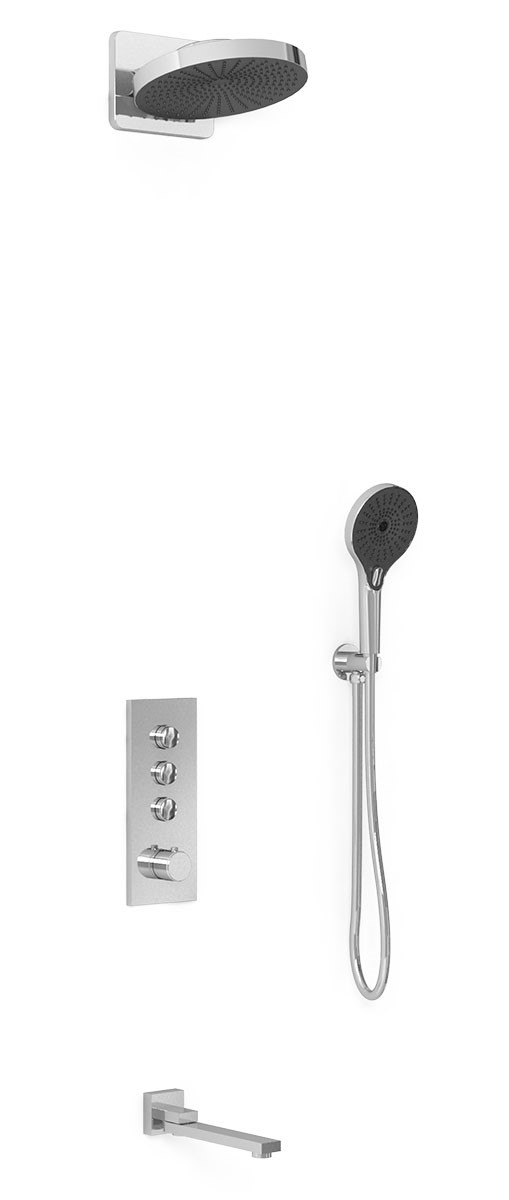Душевой комплект Vincea Inspire с термостатом хром VSFW-433TI1CH - 0