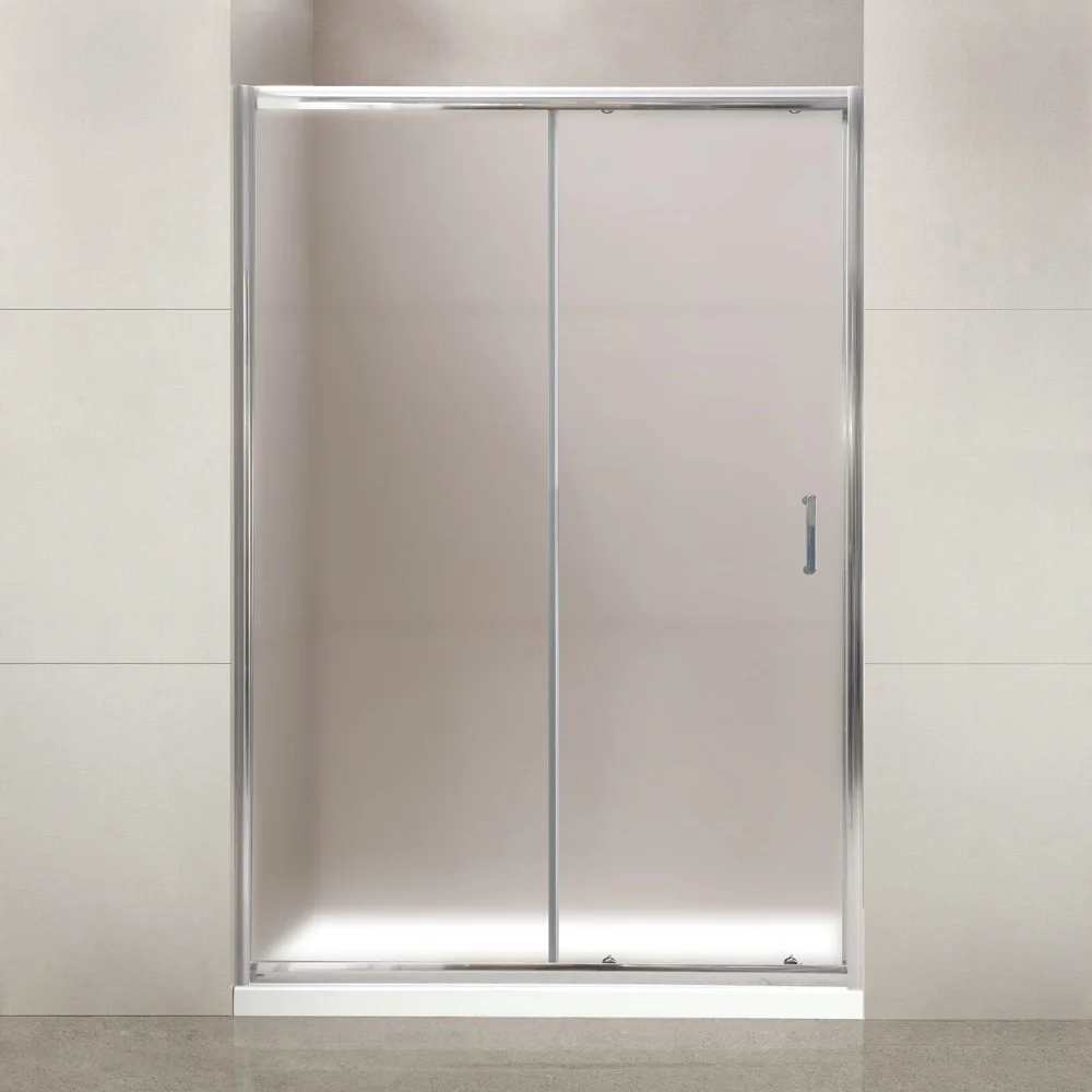 Душевая дверь BelBagno Uno 120 стекло текстурное  UNO-195-BF-1-120-P-Cr - 0