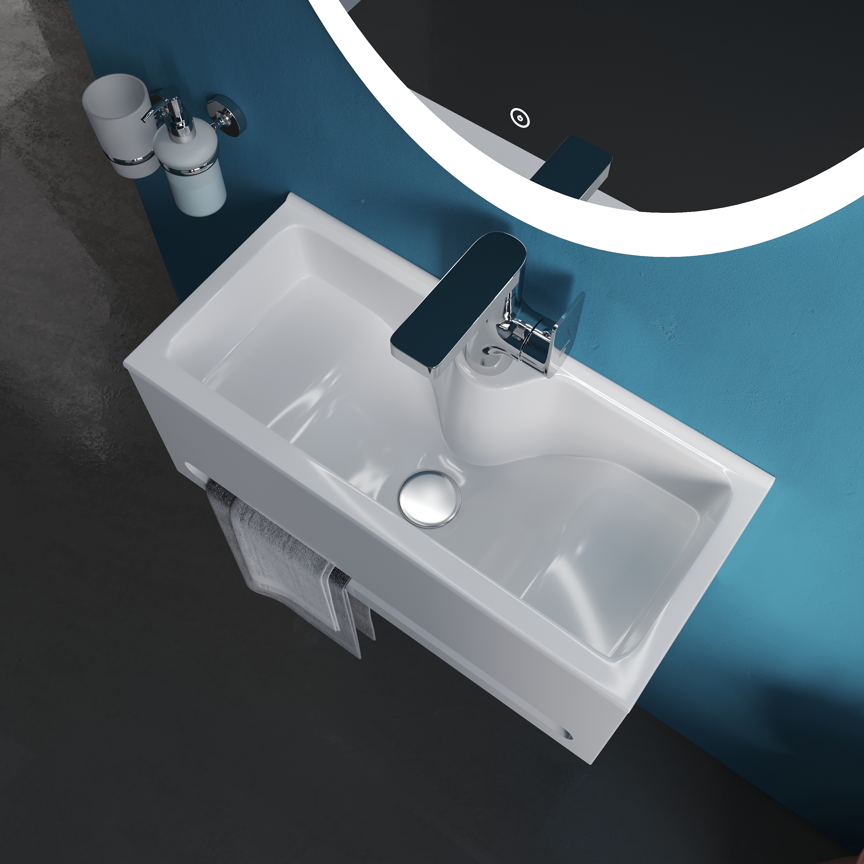 Тумба с раковиной DIWO Казань 60 РК60 - 4