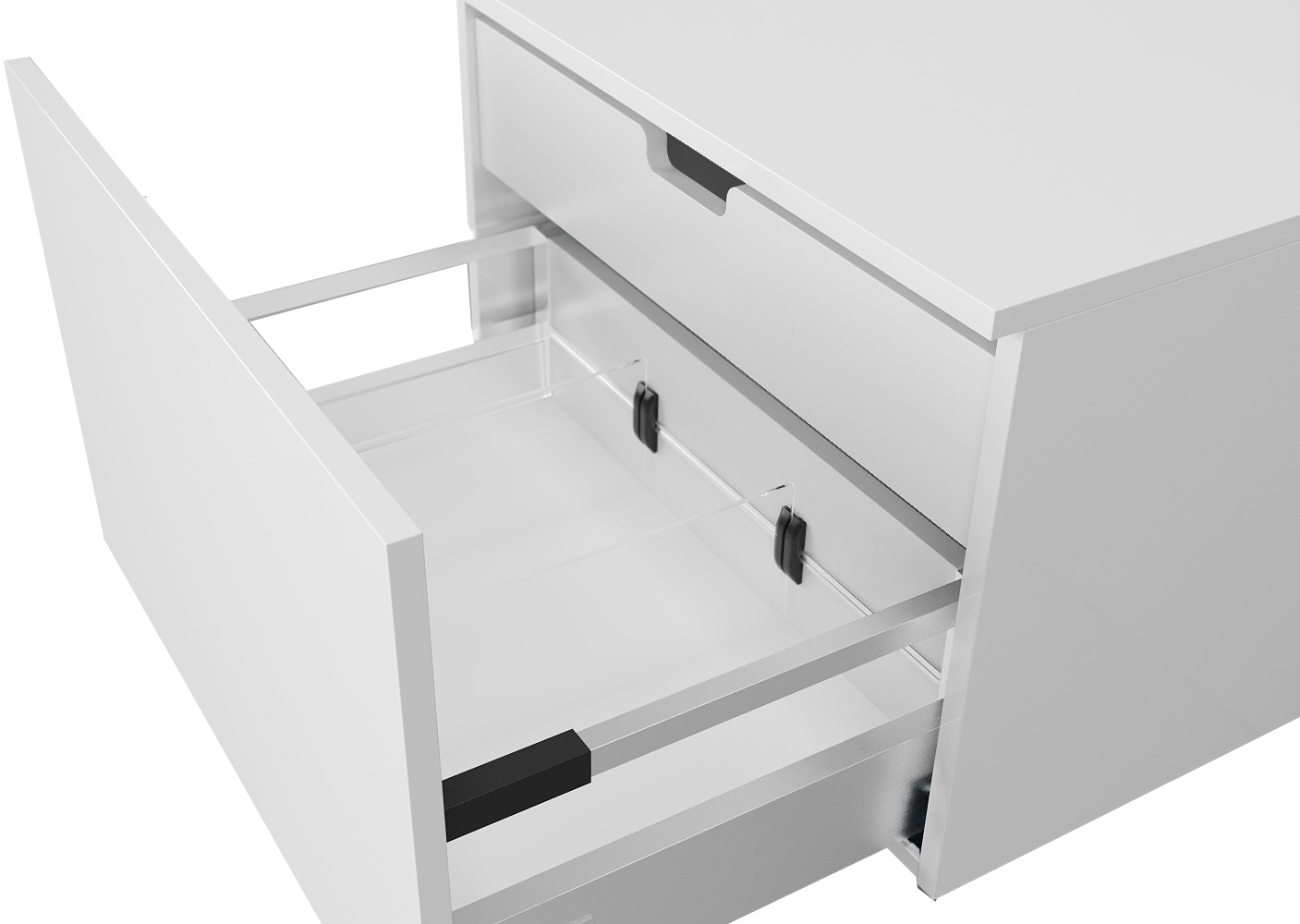 Мебель для ванной STWORKI Ольборг 80 столешница дуб карпентер, без отверстий, с тумбой 50, с раковиной BOCCHI Vessel черной 482643 - 3