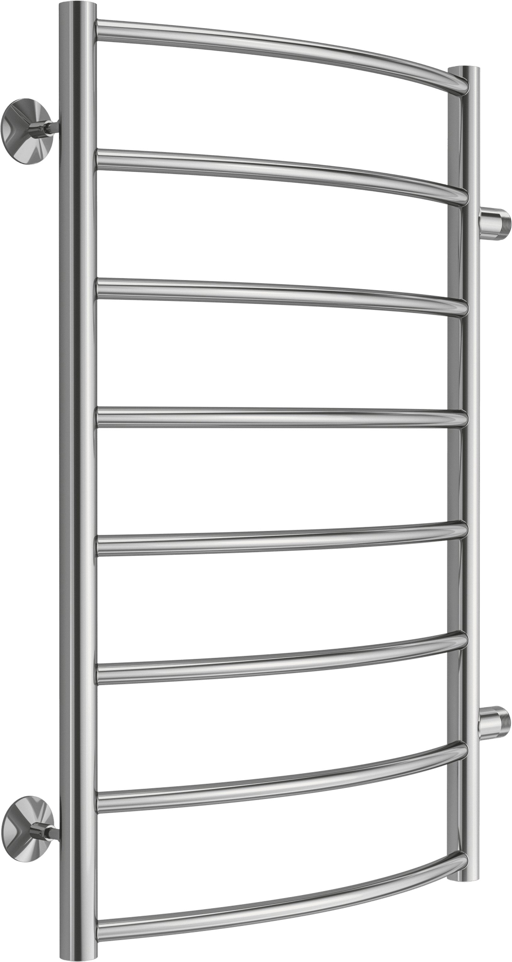 Водяной полотенцесушитель Terminus Классик П8 500x800 Хром боковое подключение 4670078530257 - 1