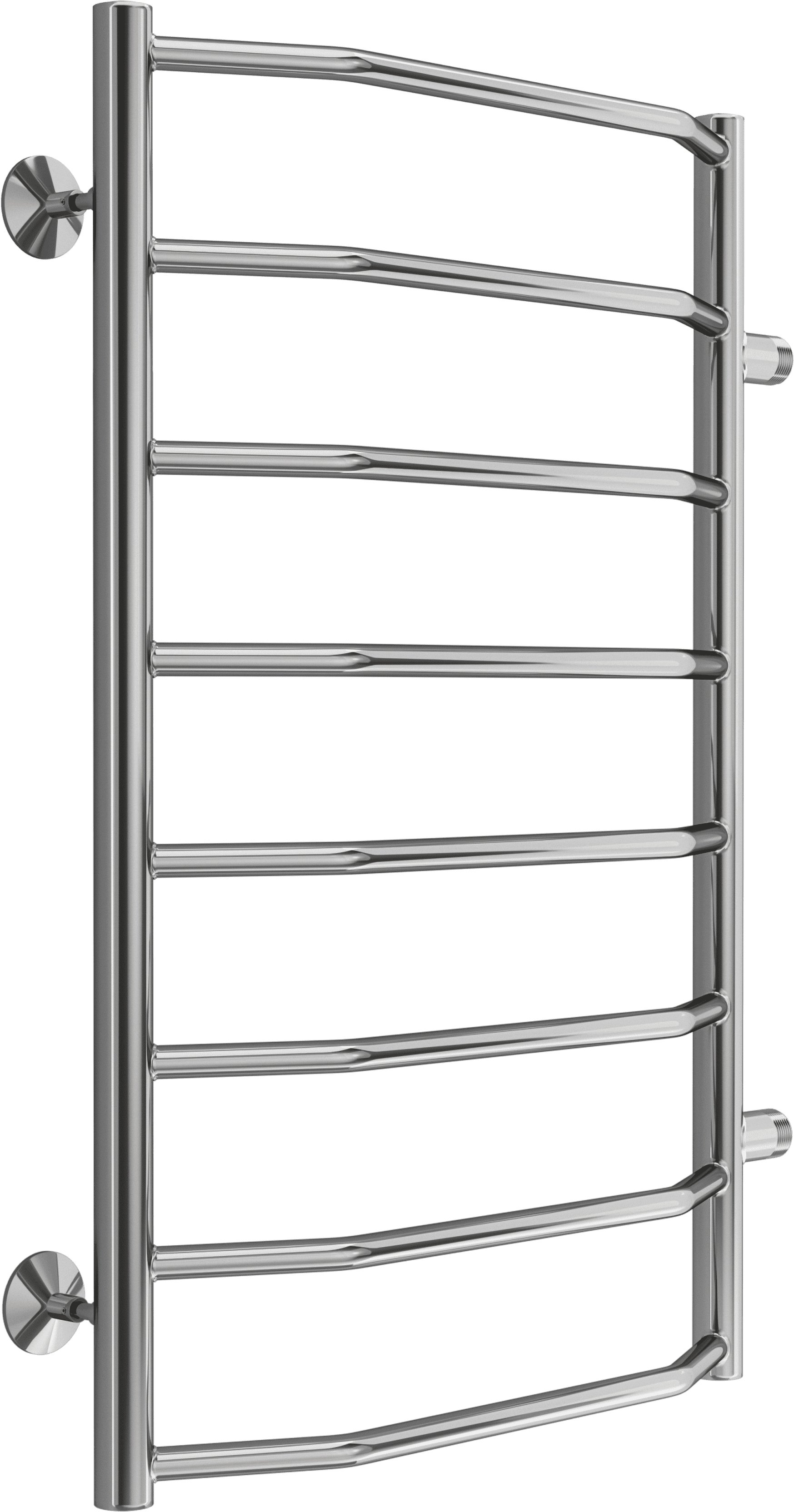 Водяной полотенцесушитель Terminus Виктория П8 500x800 Хром боковое подключение 4670078530110 - 1