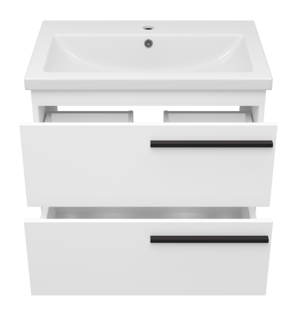 Тумба под раковину Misty Ненси 70 белая матовая П-Нен-09070-012Я - 2