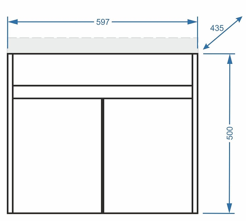 Тумба под раковину Stella Polar Фаворита Сомо 60 белый SP-00000167 - 4