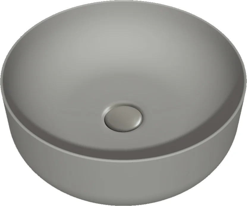 Раковина накладная Kerasan Nolita 40 серый матовый  534489 - 0