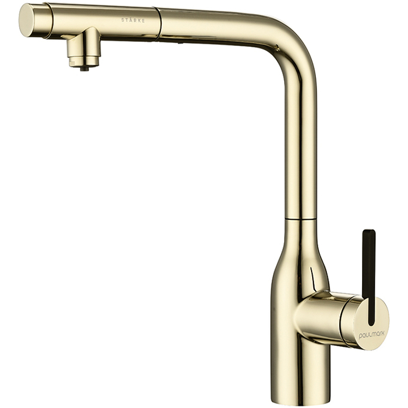 Смеситель для кухни Paulmark Viper золото Vi213105-G - 0