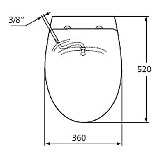 Сиденье для унитаза Ideal Standard Ecco  J390901 - 1