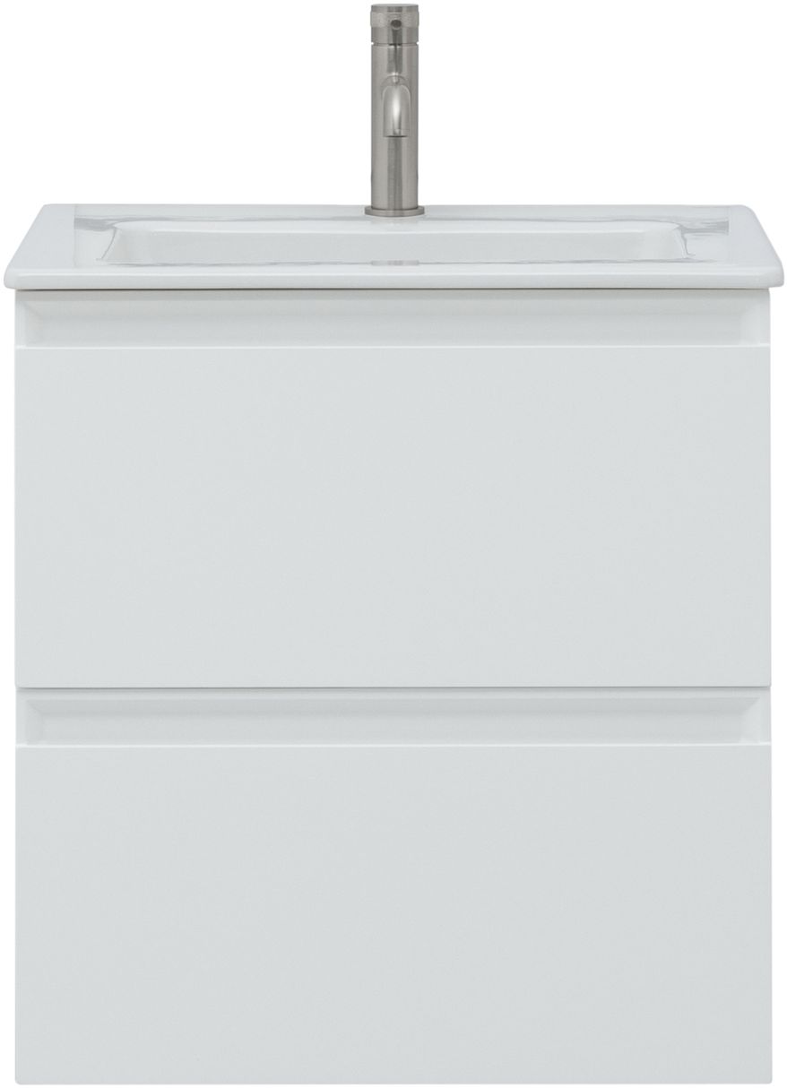 Тумба с раковиной Allen Brau Eclipse 60 белый матовый 1.E1001.WM - 1