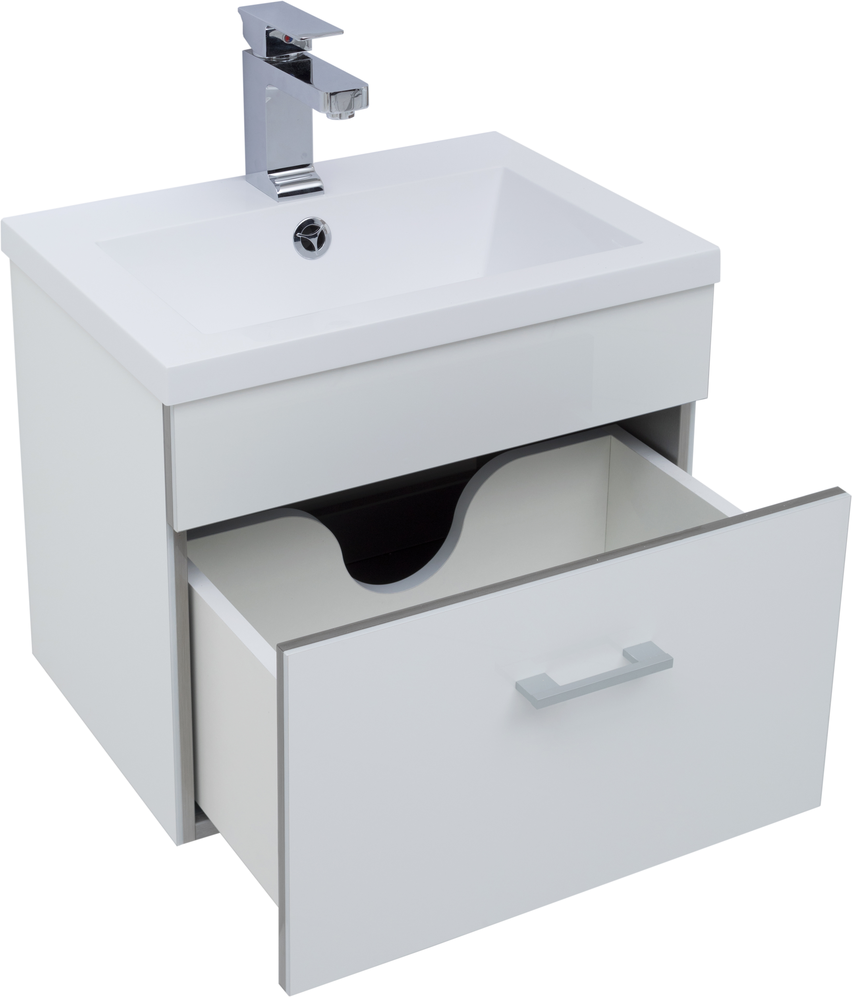 Тумба для комплекта Aquanet Верона 50 подвесная, белая 207765 - 12