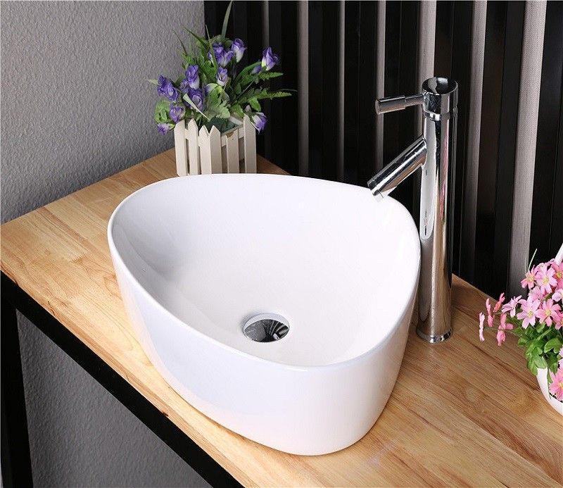 Раковина накладная Ceramalux N 50 белый  9386 - 9