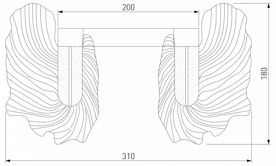 Накладной светильник Bogate's Farfalla 90377/1 - 3