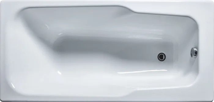 Чугунная ванна Универсал Нега 150x70 см, пристенная, белая 4607152360042  - 0