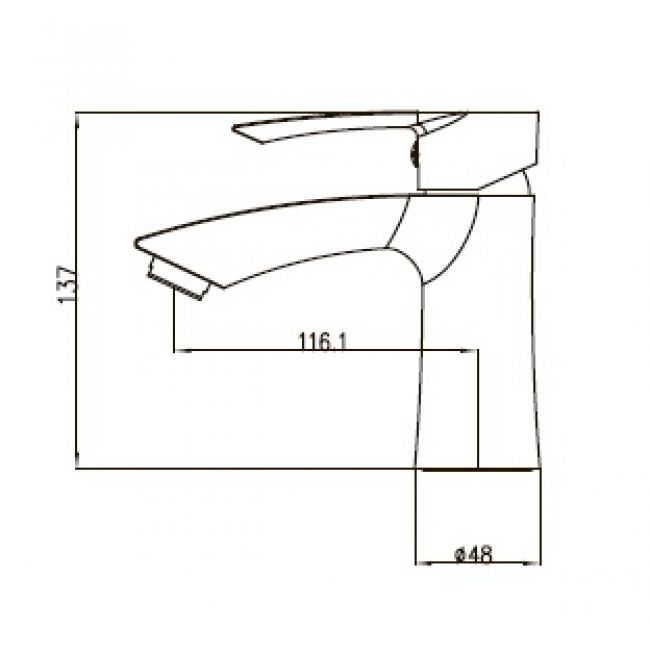 Смеситель Kaiser Aurora 67011 для раковины - 1