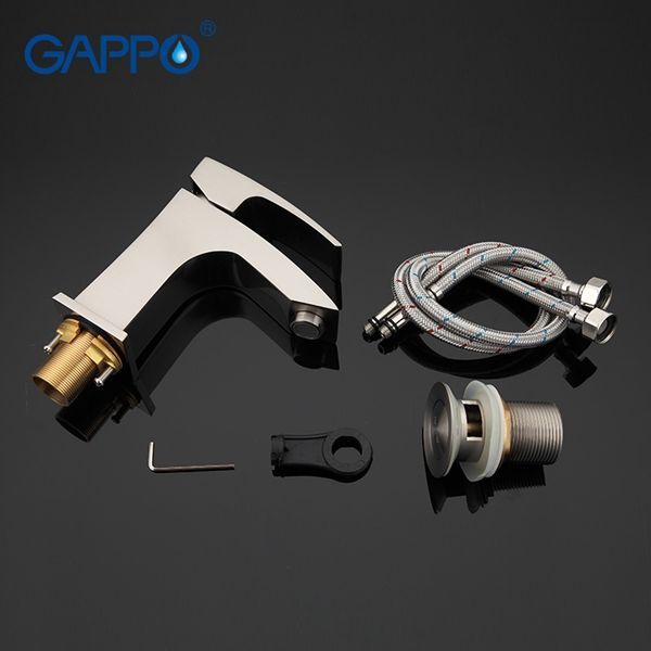 Смеситель для раковины Gappo хром G1007-5 - 7