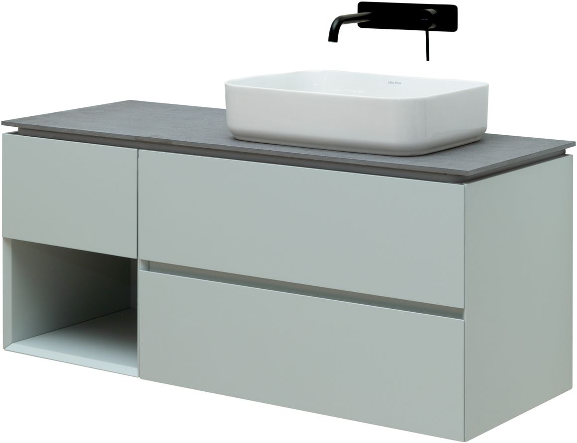 Тумба под раковину Allen Brau Infinity 120 R светло - зеленый матовый 1.21007.PWM - 0