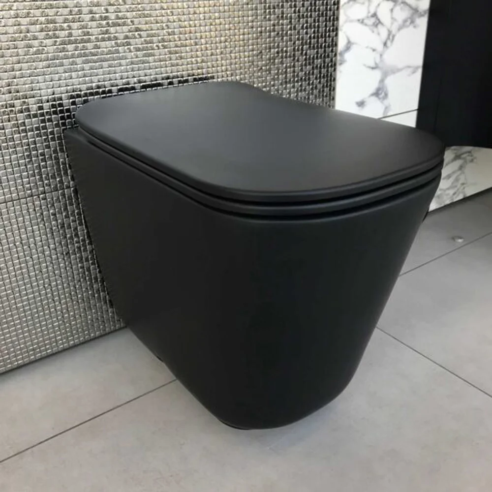 Унитаз приставной Kerasan Tribeca черный матовый  511831 - 3