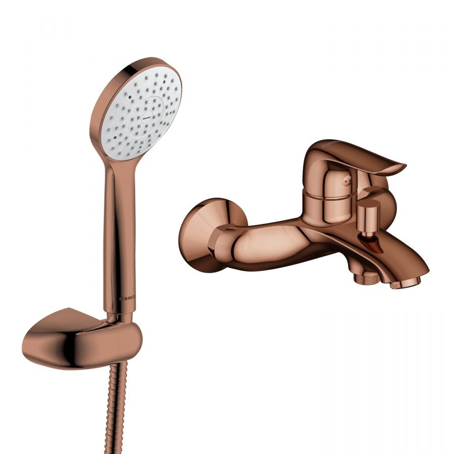 Eclipse Gold душевой набор: 100 мм, 1ф, наст. держатель, шланг 1,5м 914540000 - 2