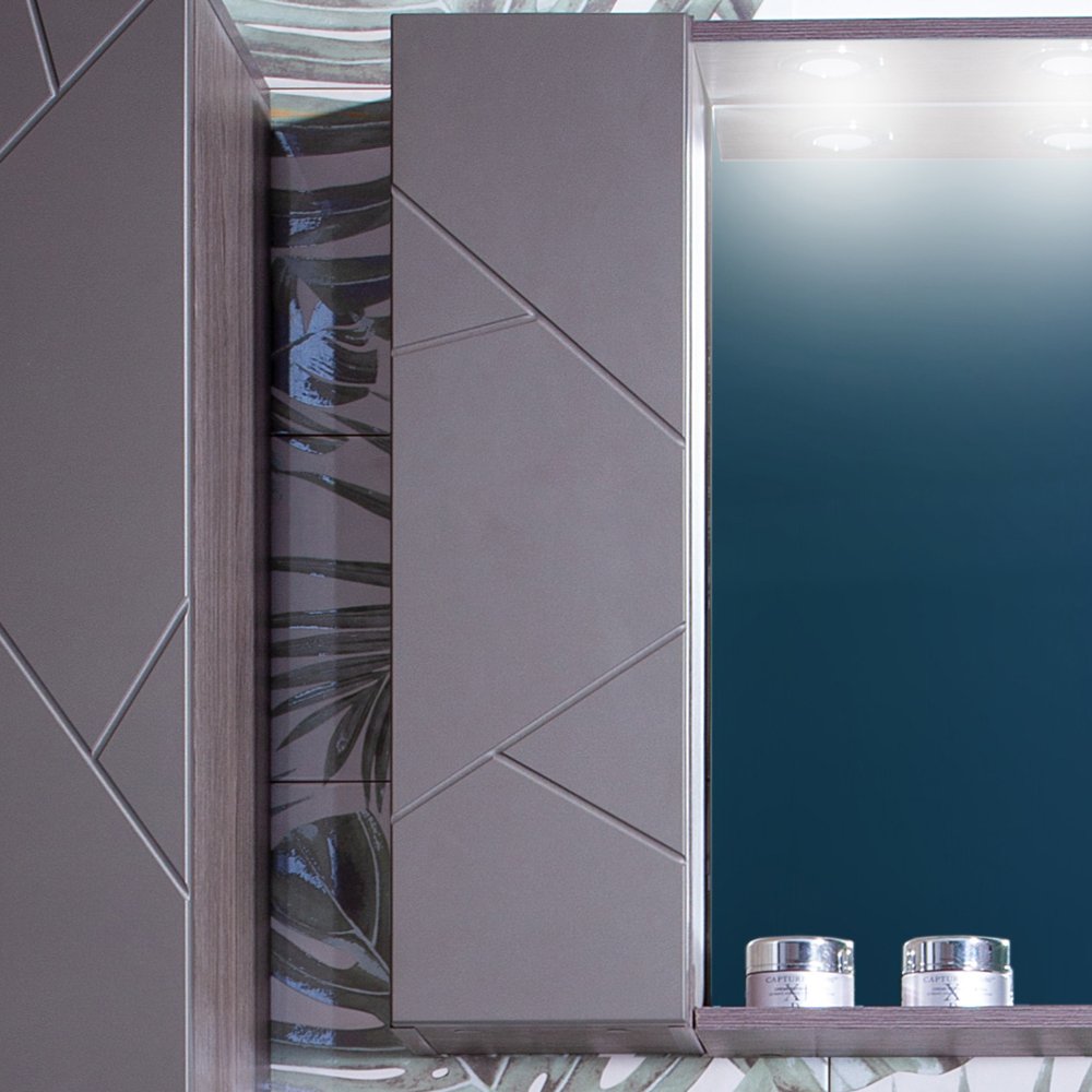 Шкаф Бриклаер Кристалл 20 софт графит 4627125414596 - 0