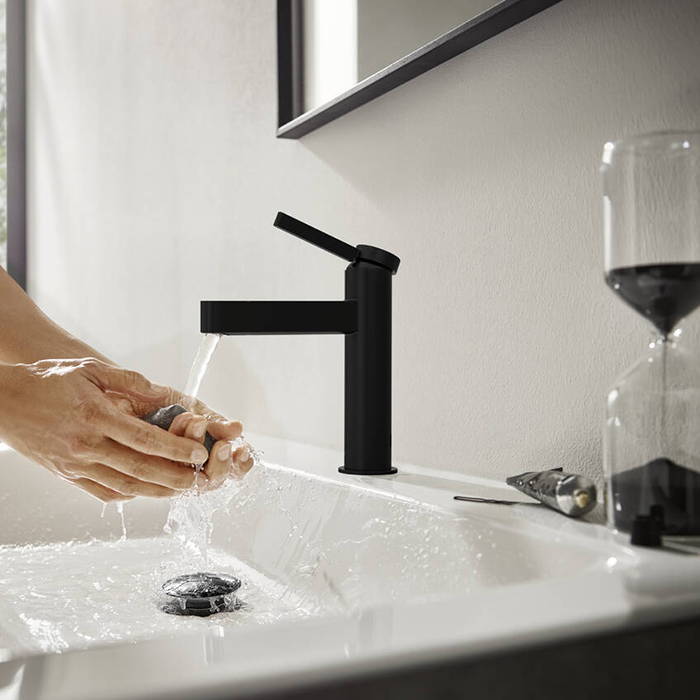 Смеситель для раковины Hansgrohe Finoris черный матовый 76020670 - 2