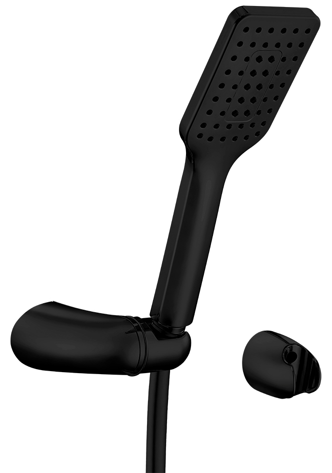 Душевой гарнитур E.C.A Tiera 102117342C1EX черный матовый - 0