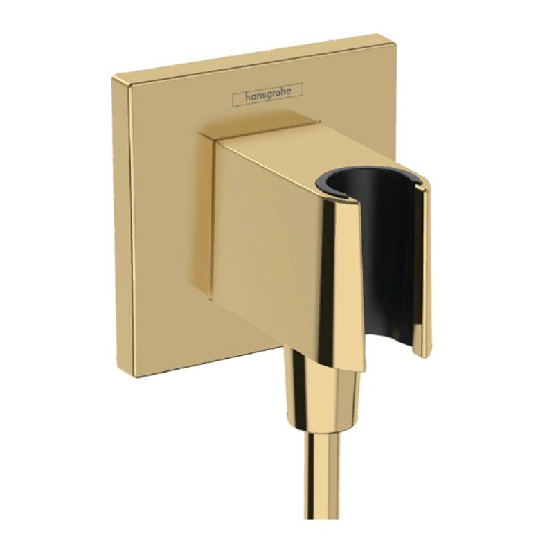 Шланговое подключение Hansgrohe FixFit E полированное золото 26889990 - 0