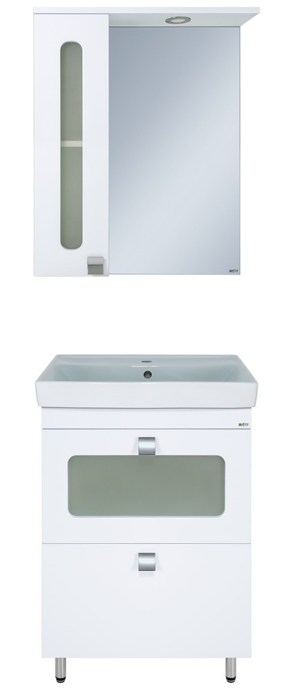 Комплект мебели 1Misty Урал 60 белый - 0