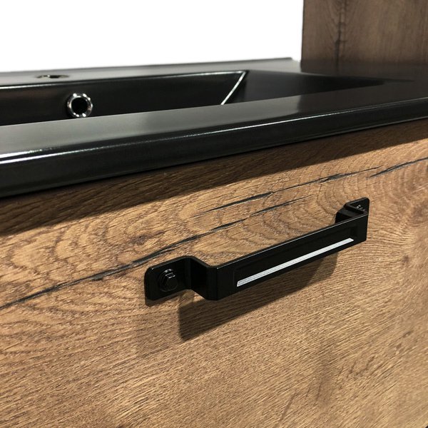 Тумба с раковиной Comforty Бредфорд 75 дуб темный 00004149064 - 8