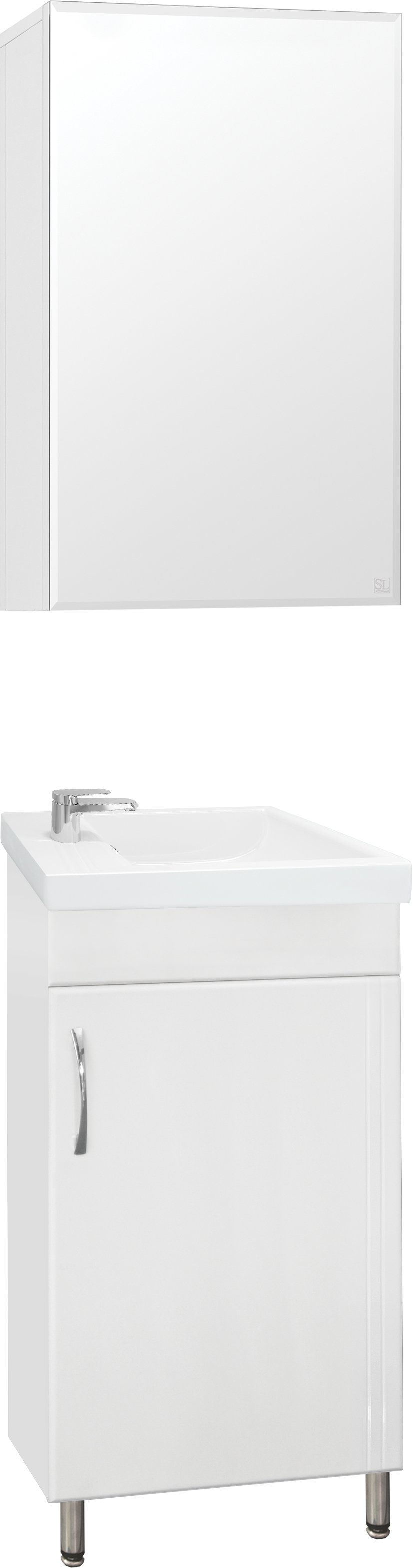 Зеркало-шкаф Style Line Эко Стандарт Альтаир 40 белый ЛС-00000114 - 3