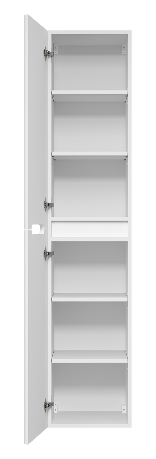 Шкаф - пенал Misty Роял 35 подвесной универсальный (белый) П-Роя-01035-011П - 4