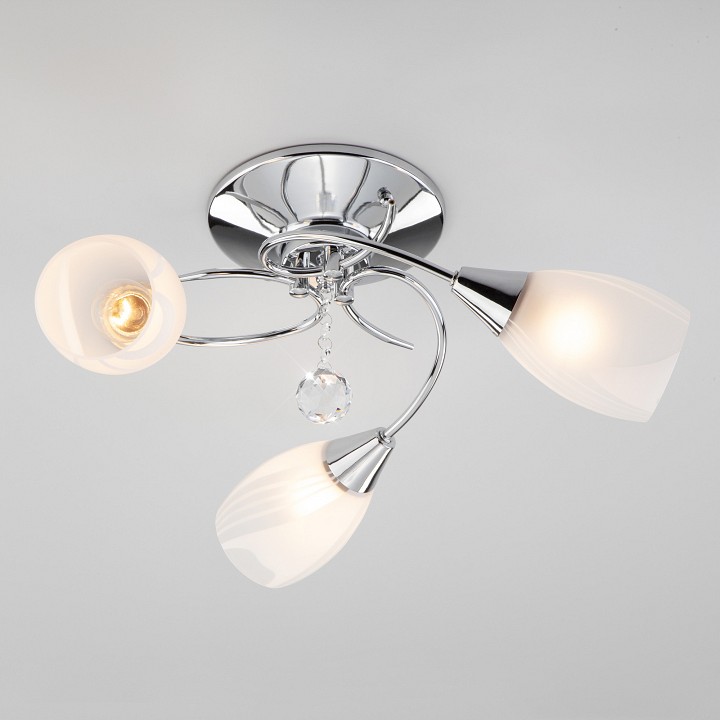 Потолочная люстра Eurosvet Virginia 30100/3 хром - 0