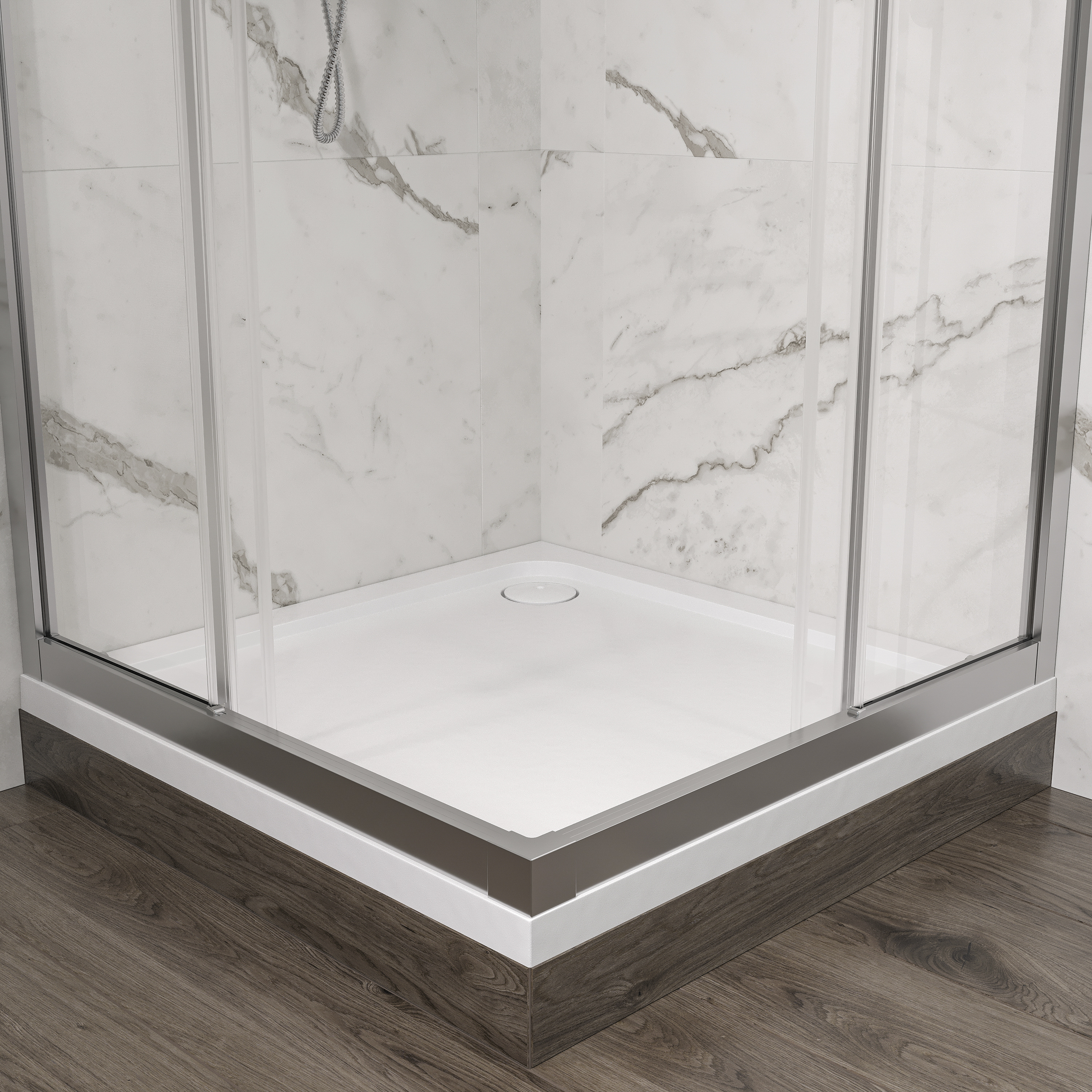 Поддон для душа STWORKI Дублин 90x90, с сифоном 555206 - 5