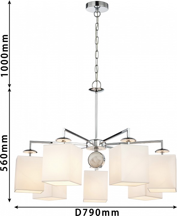 Подвесная люстра Favourite Diva 2821-7P - 4