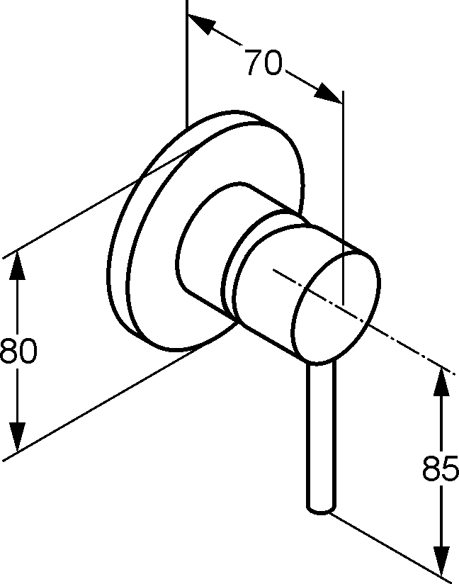 Смеситель Kludi Bozz для ванны с душем, черный 389253976 - 1