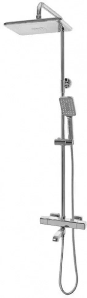 Душевая система с термостатом Grocenberg GB7005 Хром - 0