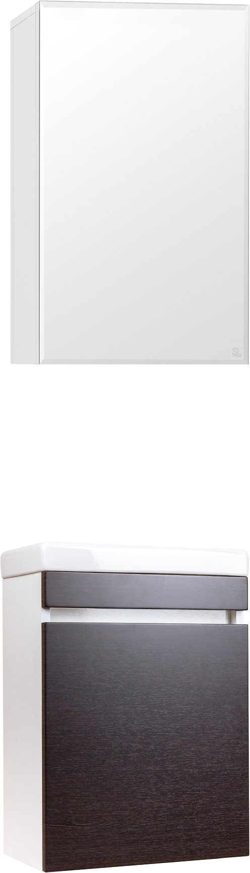 Тумба с раковиной Style Line Compact 40 Люкс, венге - 3