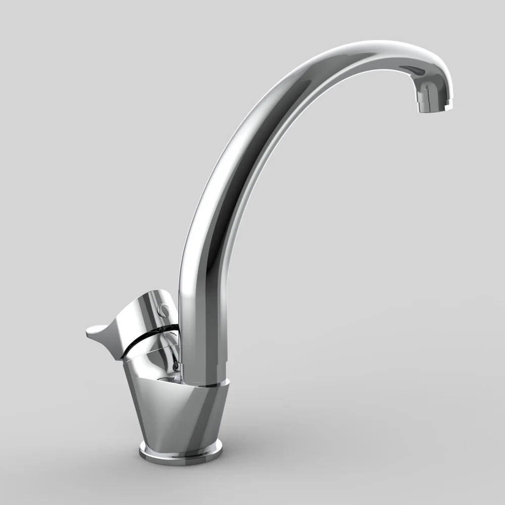 Смеситель для кухни GPD Florus хром MTE170 - 7