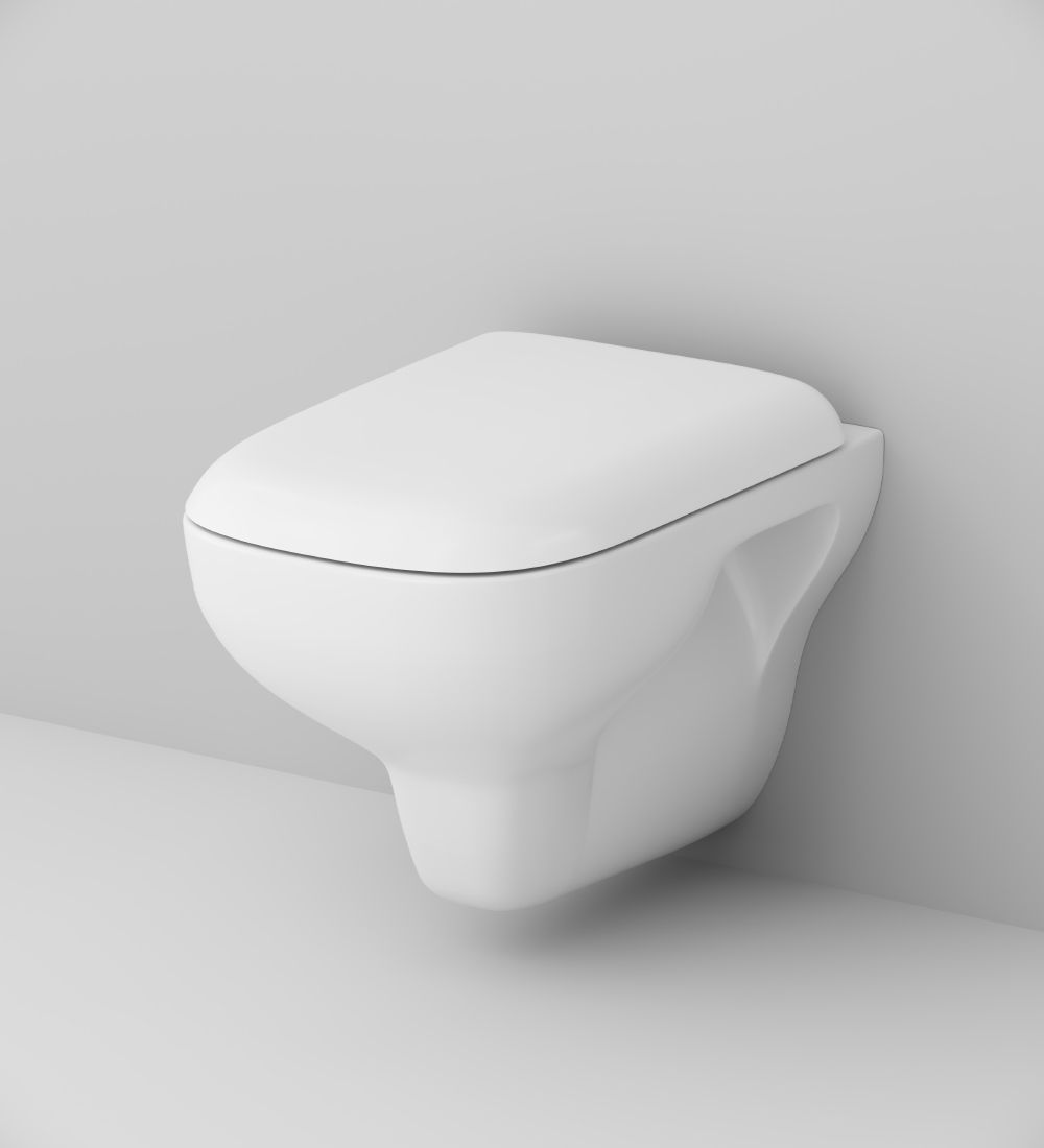 IS3801700 Комплект инсталляция с клав глянц хром с подвесным унитазом Like FlashClean с сид-ем м/лиф - 2