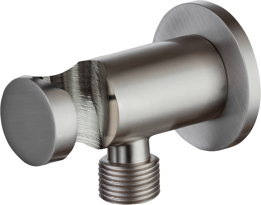 Шланговое подключение Allen Brau Priority 5.31015-BN с держателем для душа, брашированный никель - 0