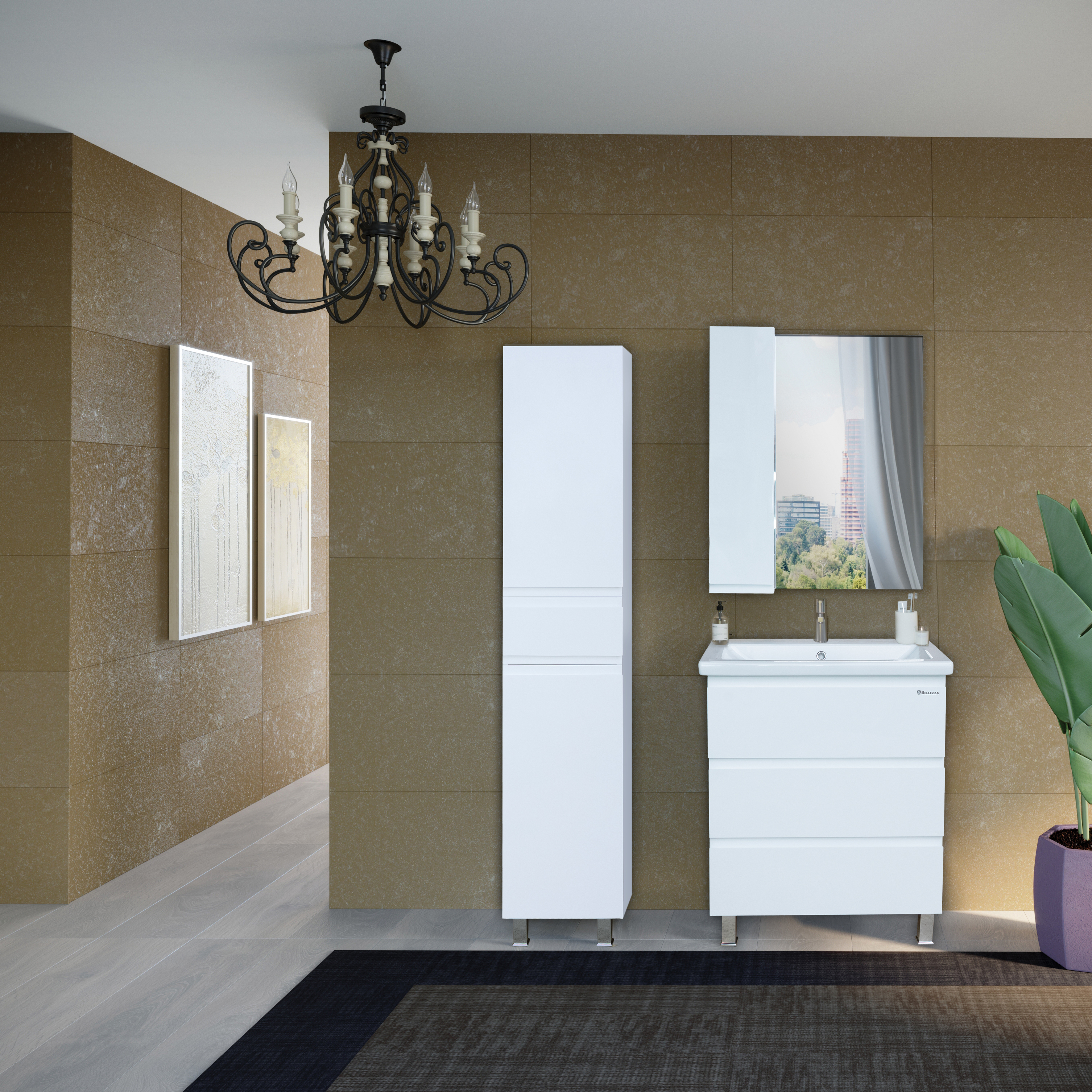 Зеркало Bellezza Асти 70 L 4616311022011 - 1