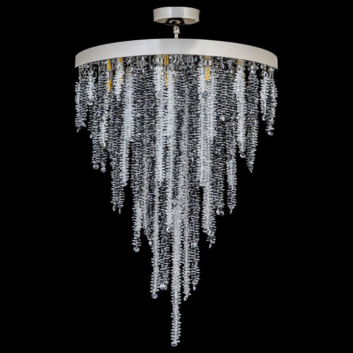 Люстра на штанге Arti Lampadari Flusso Nickel Flusso H 1.4.55.106 N - 1