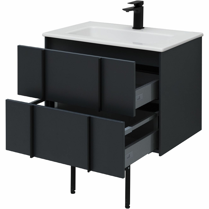 Тумба под раковину Allen Brau Reality 70 черный матовый 1.32004.AM - 16