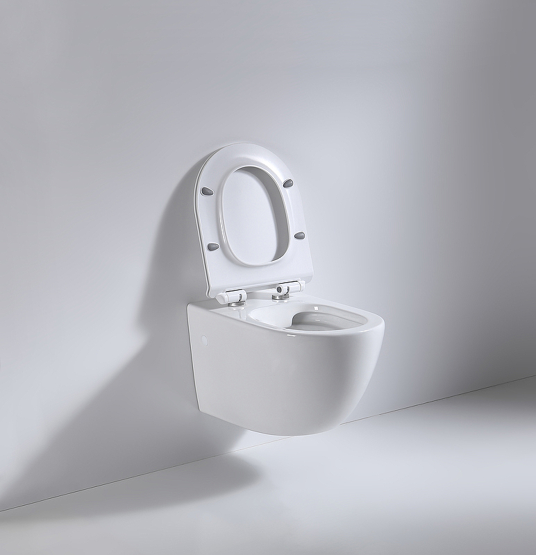 Унитаз подвесной beWash Lusso белый с сиденьем микролифт BKWHR004550 - 2