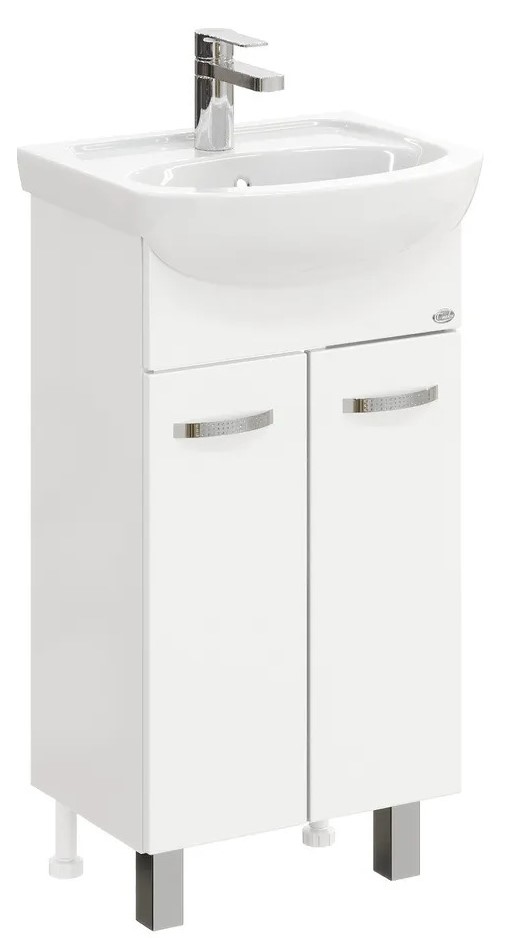 Тумба с раковиной Onika Коралл 47 белый - 0