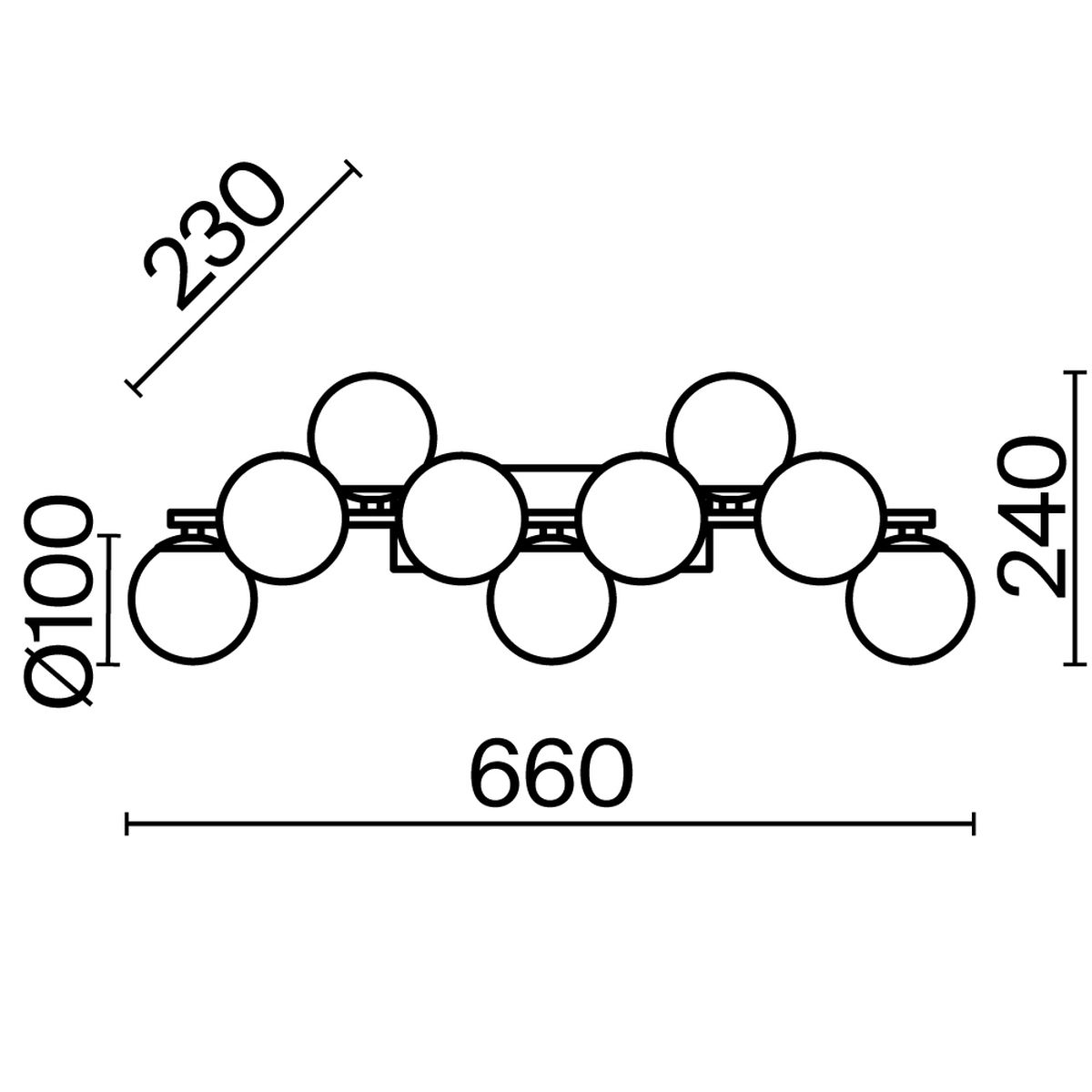 Бра Maytoni Dallas MOD547WL-09B - 1
