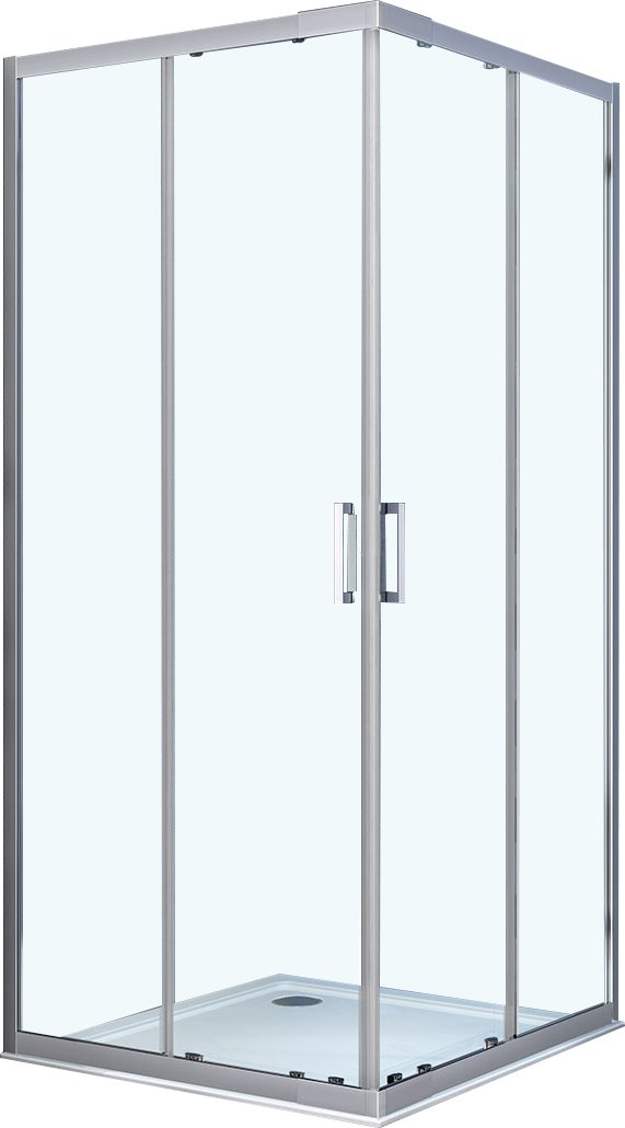 Душевой уголок Vincea Rapid 100х100 профиль хром стекло прозрачное VSS-3R90/10CL - 8